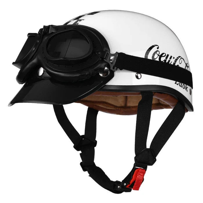 Retro half-helmet, summer travel gear-H47