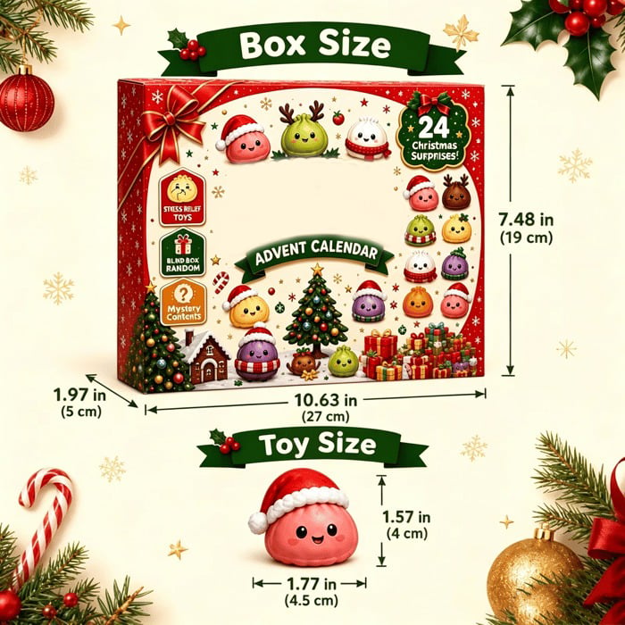 📅Christmas Mini Squishies Advent Calendar 2026