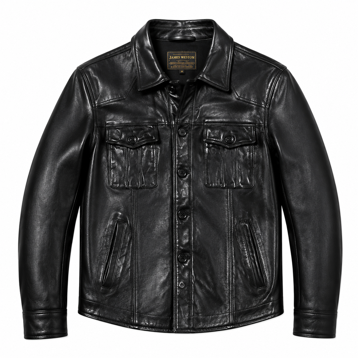 Luxury Vintage Casual Genuine Leather Jacket - J25