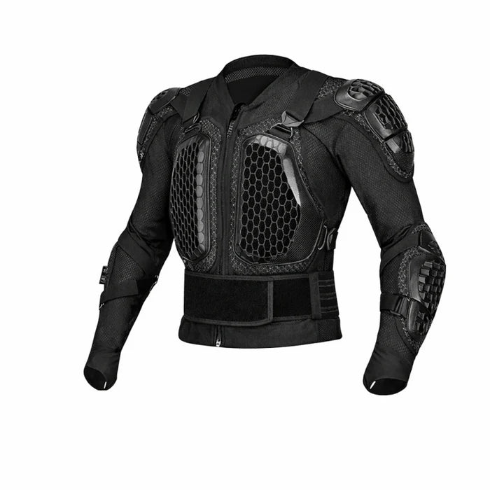 CE-Certified Motorcycle Body Armor – Full Chest & Back Protection (Plus Size)-A01