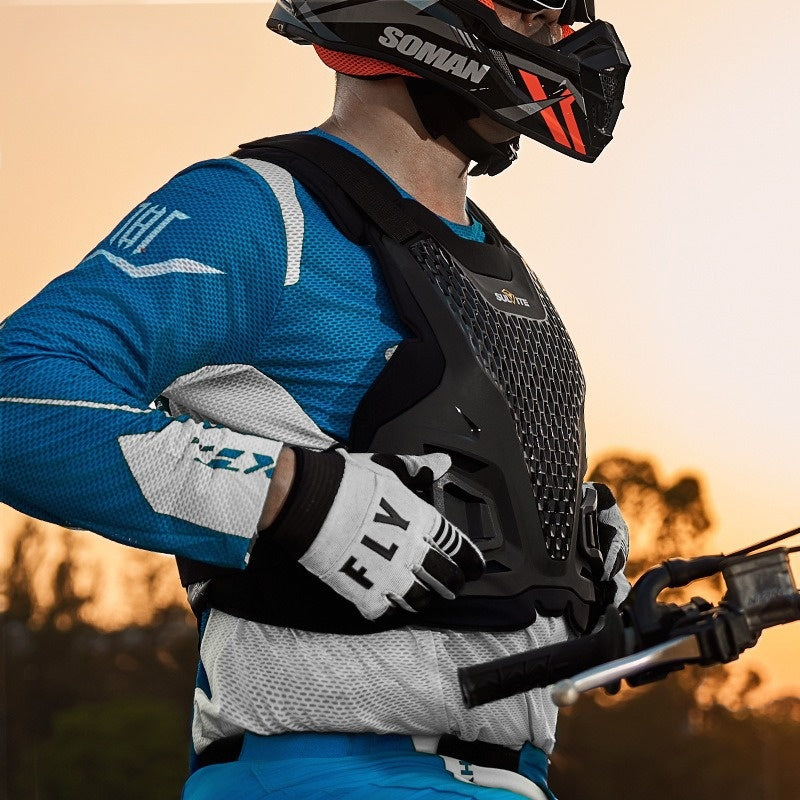 Off-road motorcycle vest back chest protection equipment-A10