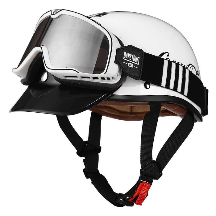 Retro half-helmet, summer travel gear-H47