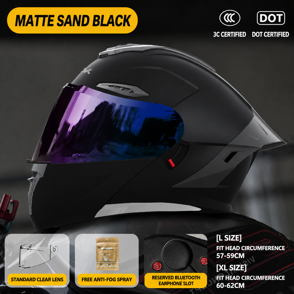 Sport Modular Motorcycle Helmet -H27