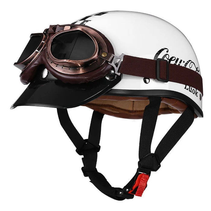 Retro half-helmet, summer travel gear-H47