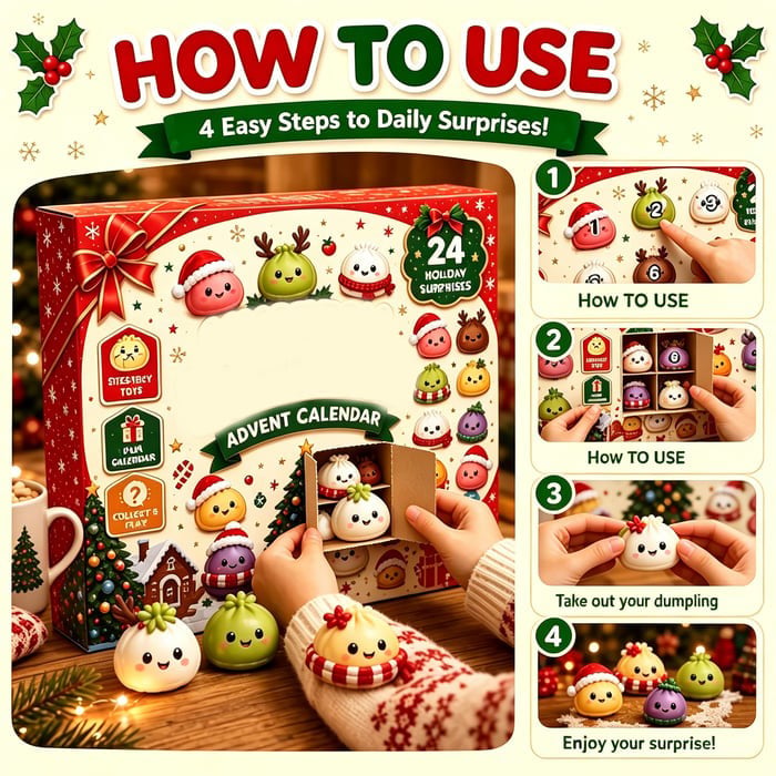 📅Christmas Mini Squishies Advent Calendar 2026