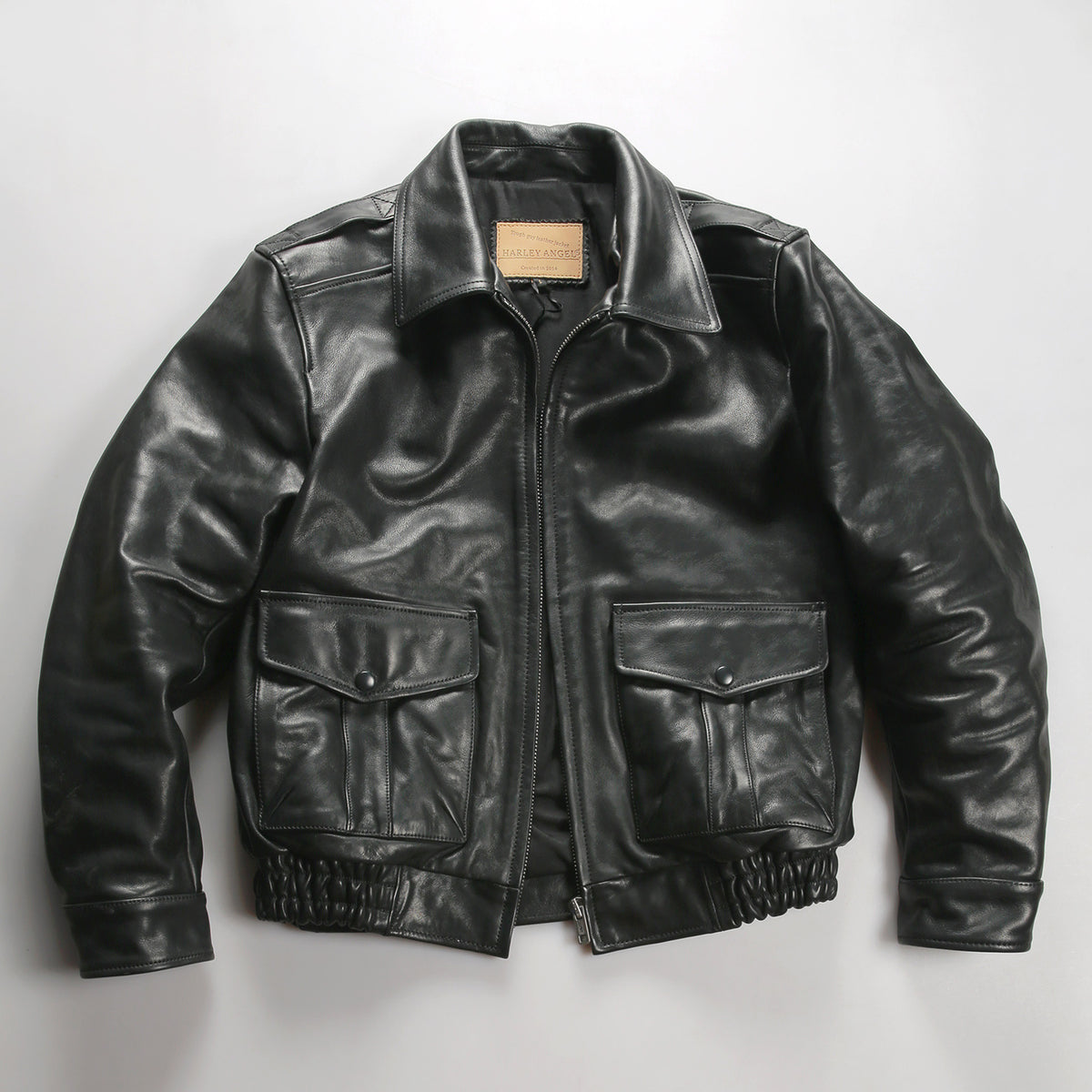 New Spring/Autumn Men's Short Casual Leather Jacket- J54