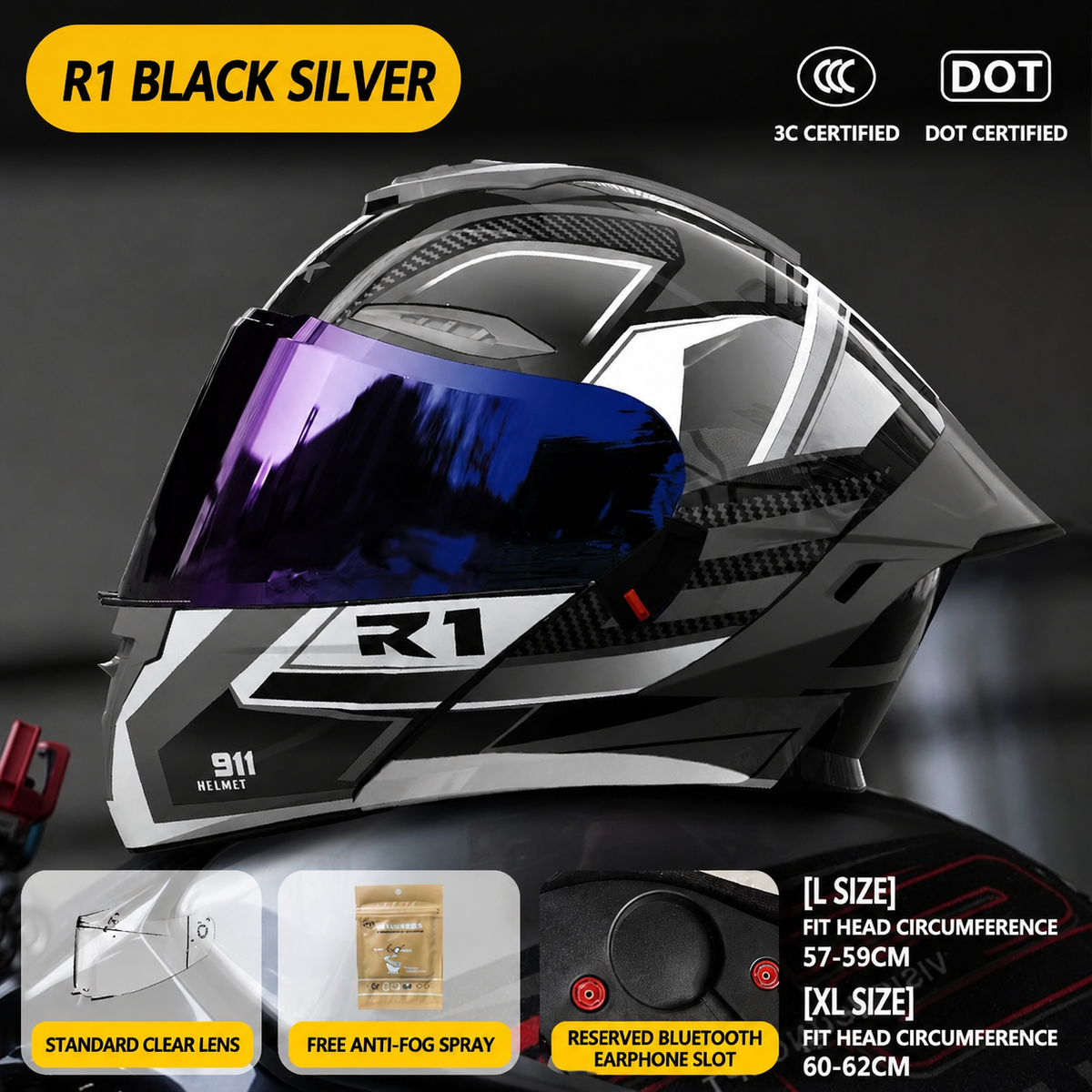 Sport Modular Motorcycle Helmet -H27